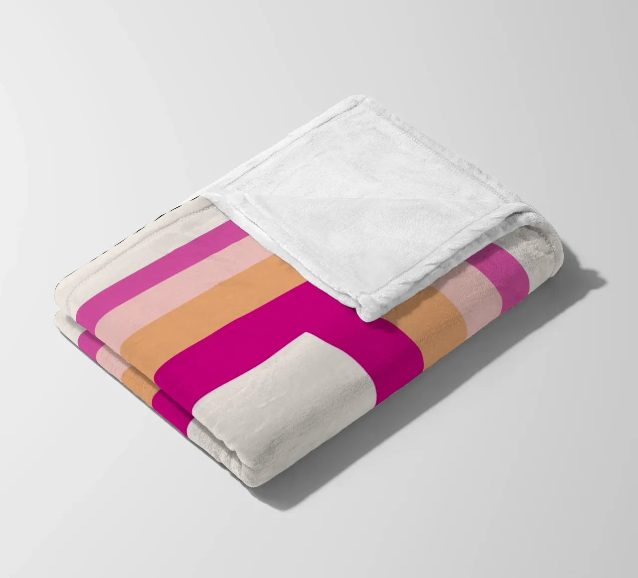 Abstrakte Grafik | Layered Textured Print Fleecedecke von NorwesClub