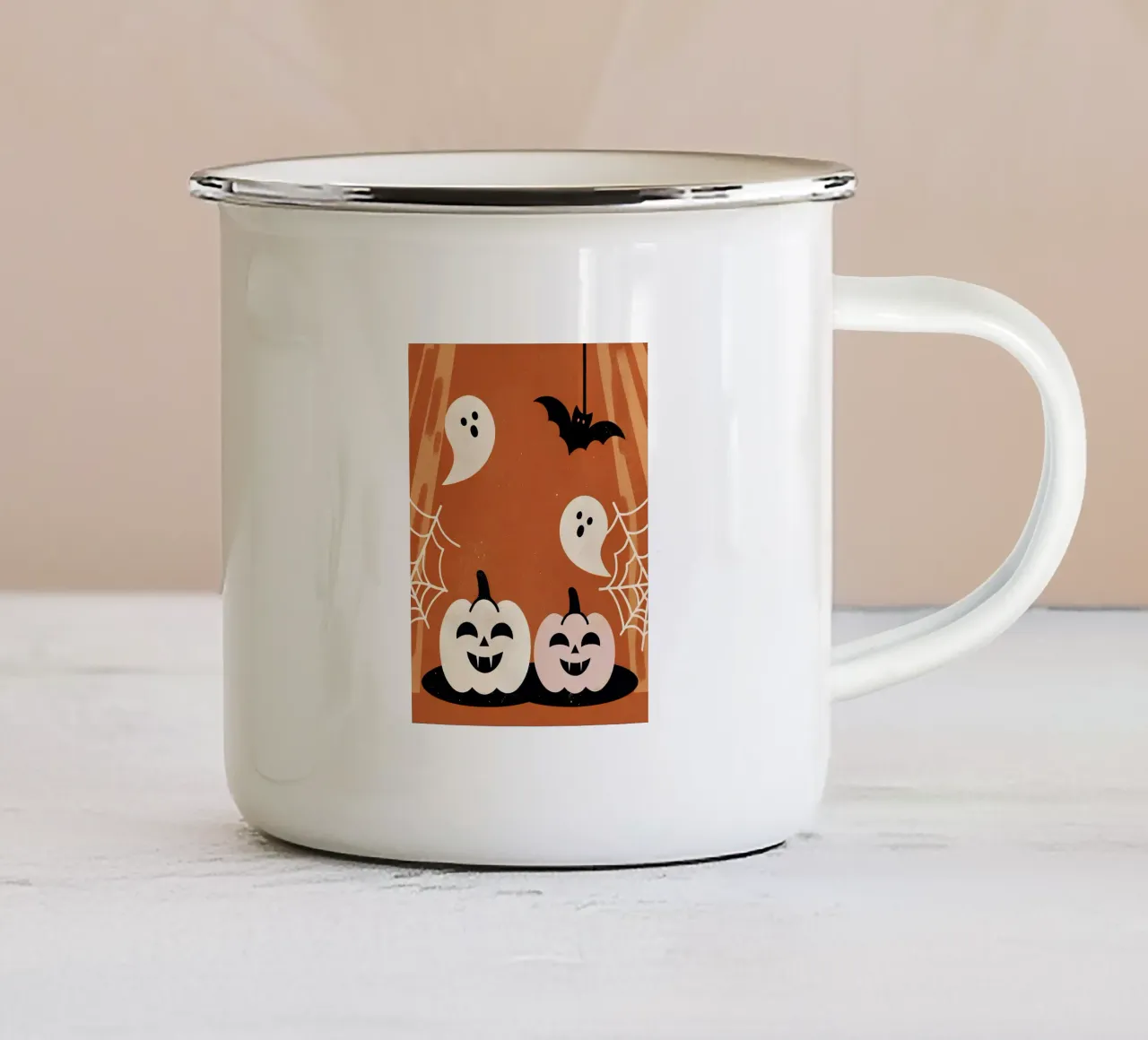 Halloween Retro Pop tazza in smalto da THE LATEST SHOP
