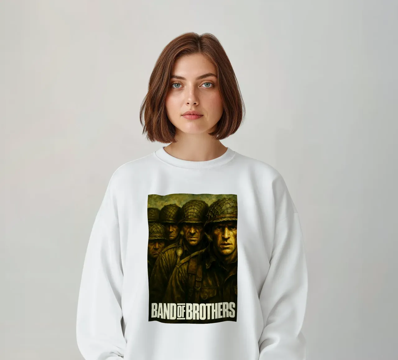 Band of brother repainting redraw imagination reproduction sweatshirt by SIQAYA