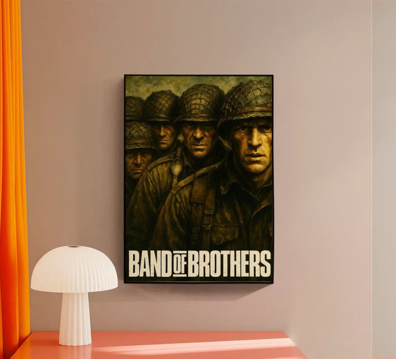Band of brother repainting redraw imagination reproduction acrylic glass by SIQAYA