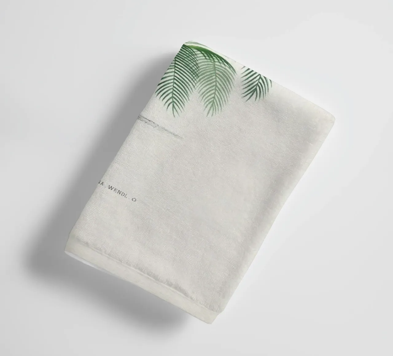 Vintage Kerchove 4 Les Palmiers 40 towel by Vintage Print Collection