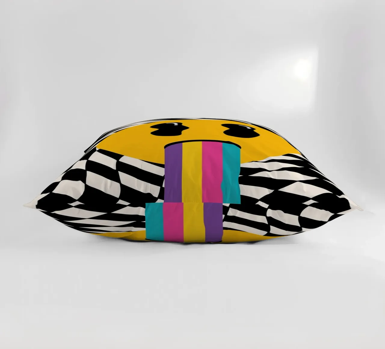 Mokaky No Bad Days - Stampa d'arte grafica Groovy cuscino da NorwesClub