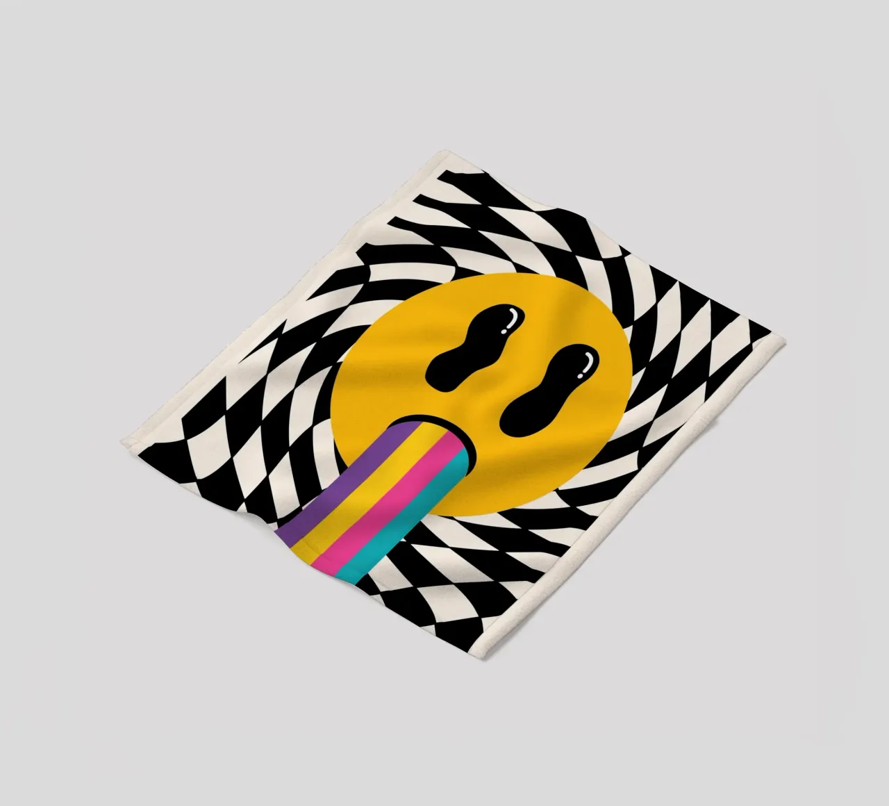 Mokaky No Bad Days - Groovy Grafik-Kunstdruck Fleecedecke von NorwesClub