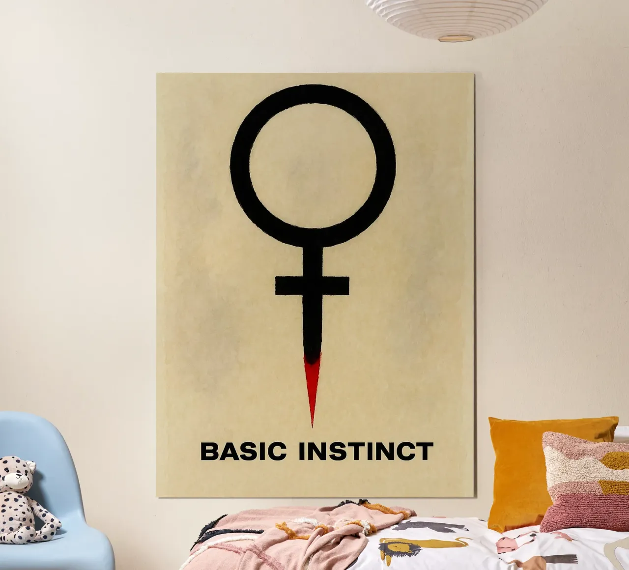 instinct de base peinture imagination poster de SIQAYA