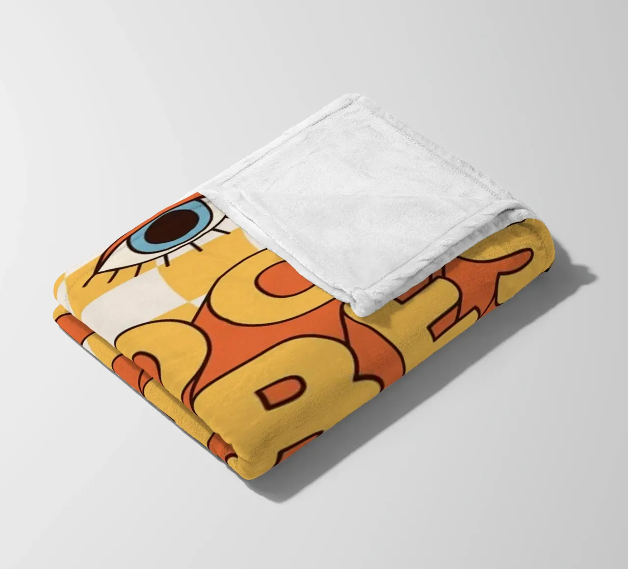 Positive Vibes Art | Groovy Good Vibes Only Print fleece blanket by NorwesClub