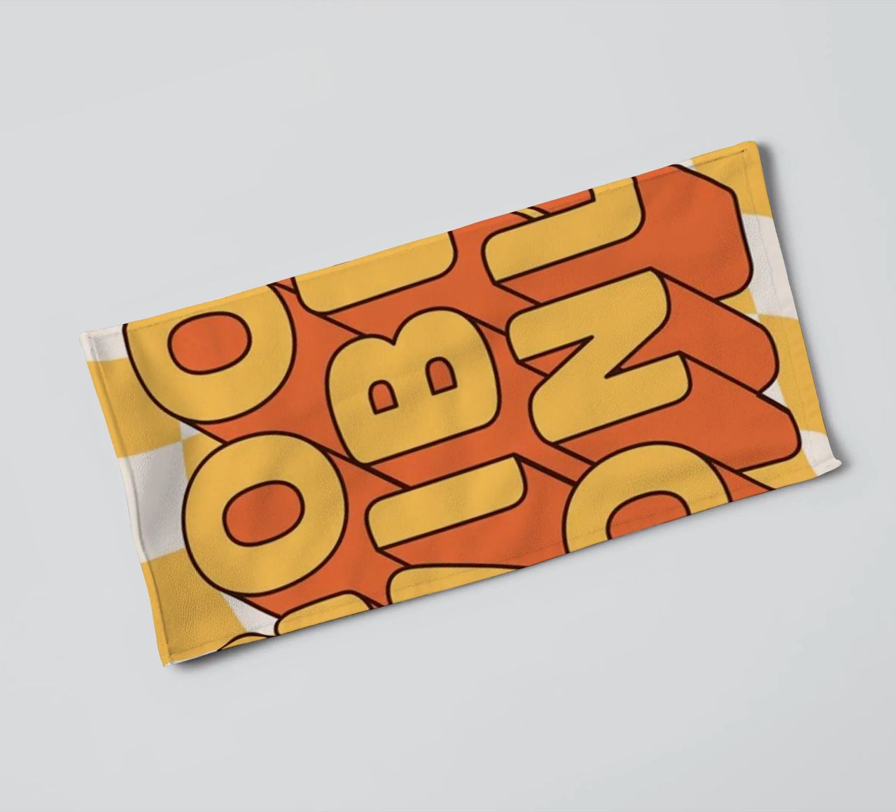 Positive Vibes Art | Groovy Good Vibes Only Print towel by NorwesClub
