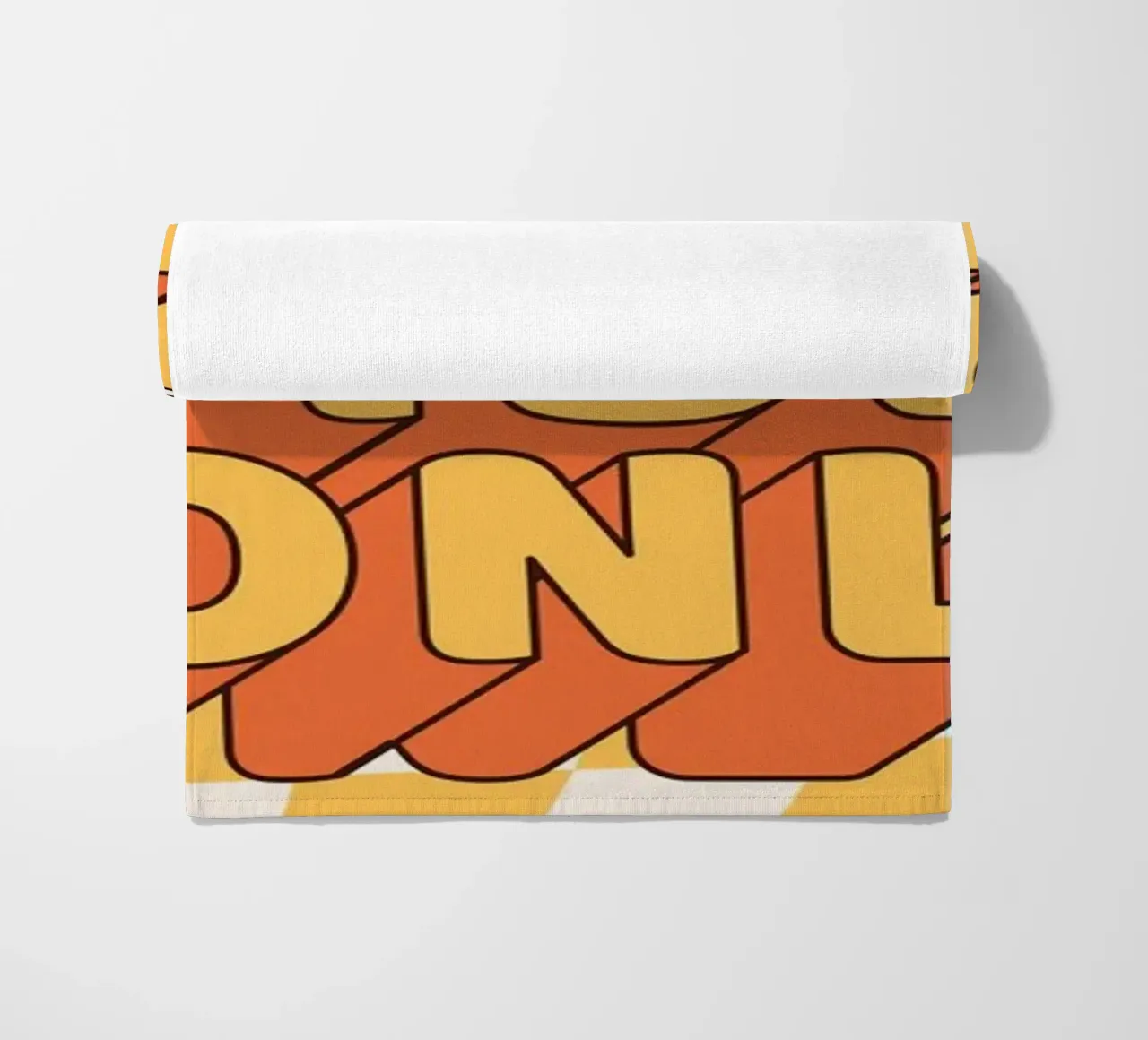 Positive Vibes Art | Groovy Good Vibes Only Print beach towel by NorwesClub