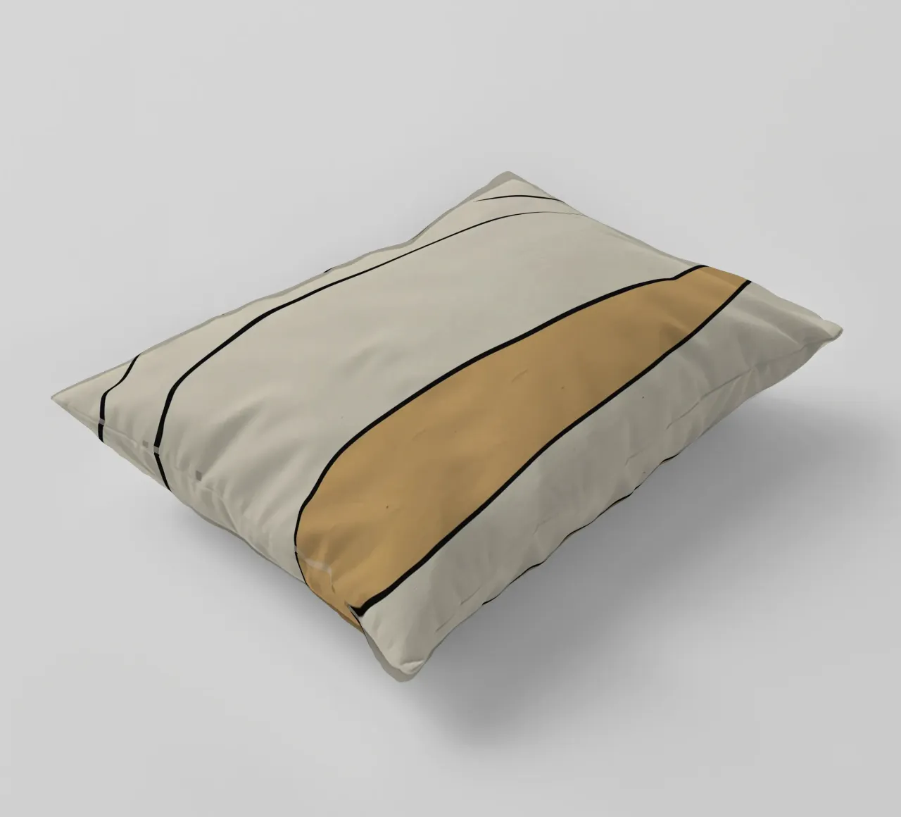 Minimal graceful line art abstract 10 cuscino da Little Dean