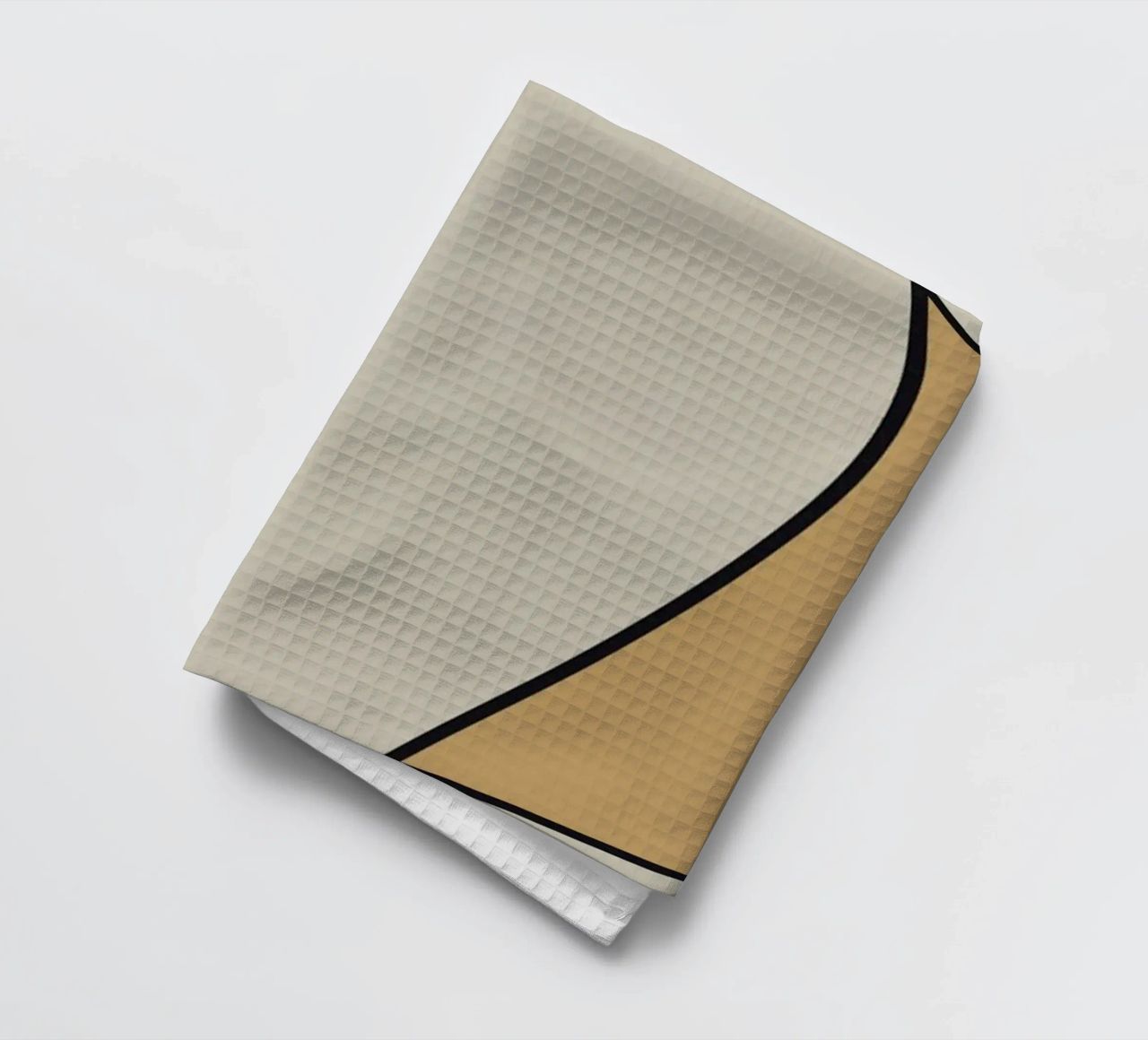 Minimale anmutige Linie Kunst abstrakt 10 Geschirrtuch von Little Dean