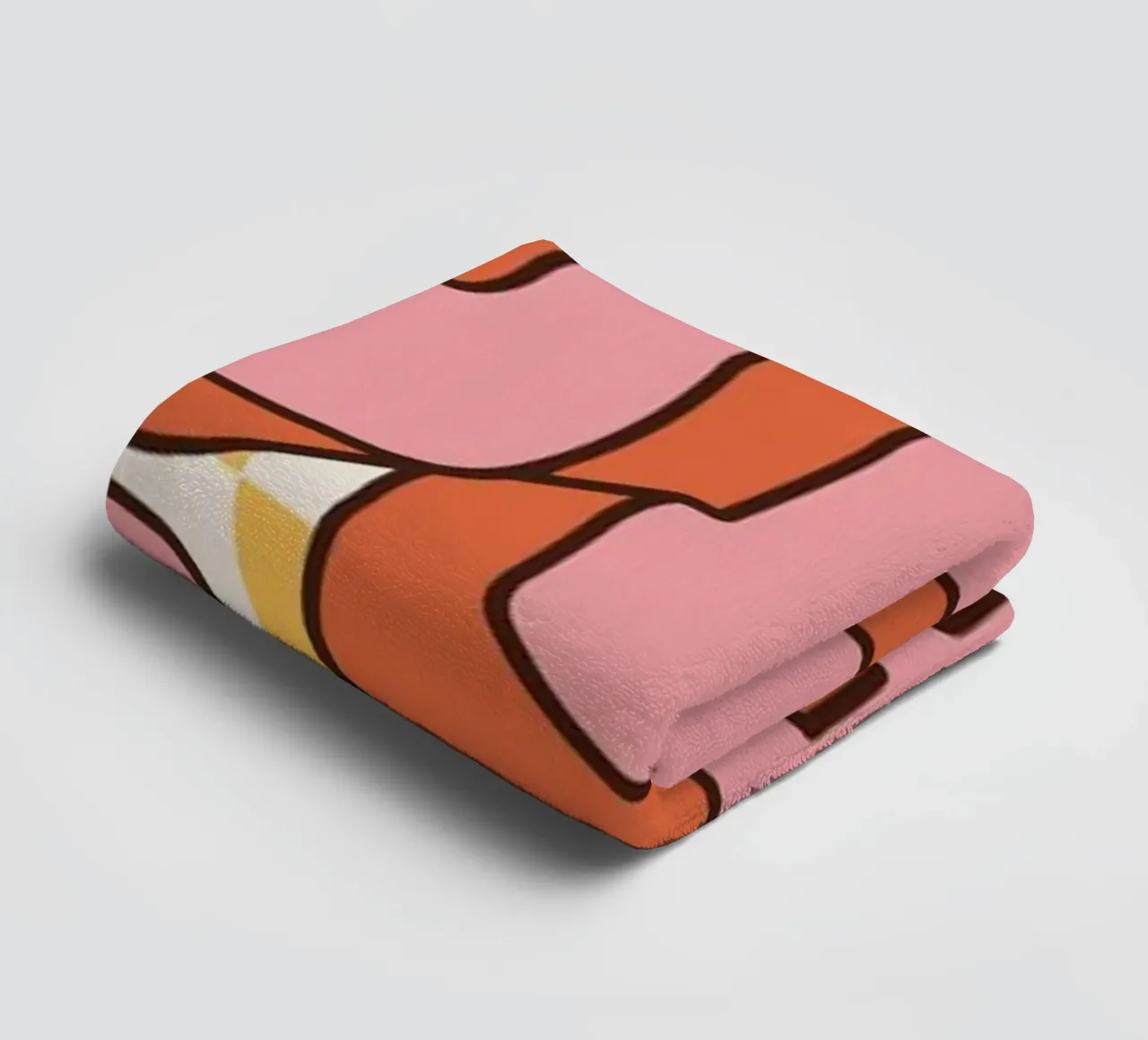 Holiday Vibes Kunst | Groovy Holly Jolly Print badhanddoek van NorwesClub