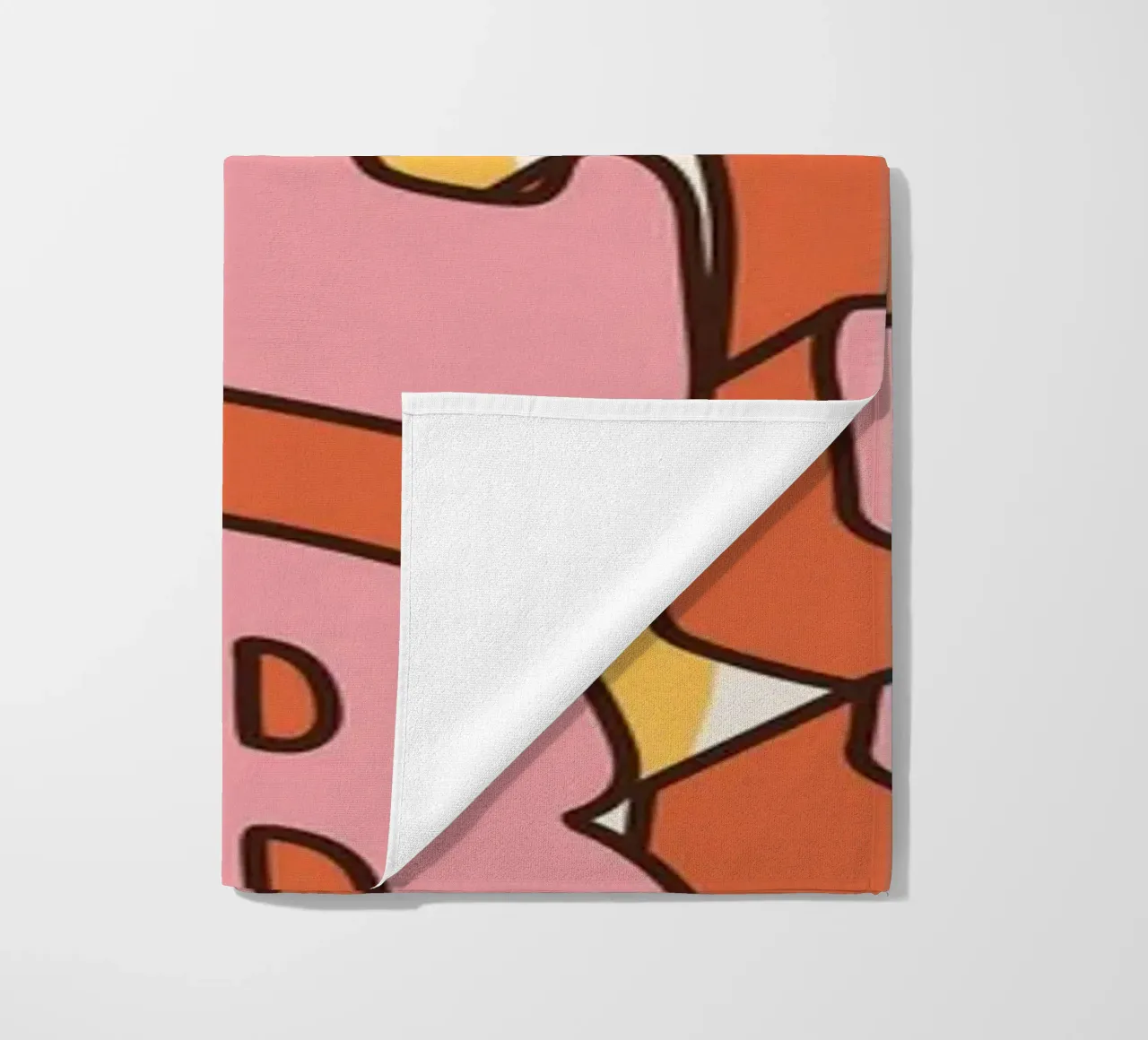 Holiday Vibes Art | Impresión Groovy Holly Jolly toalla de playa de NorwesClub