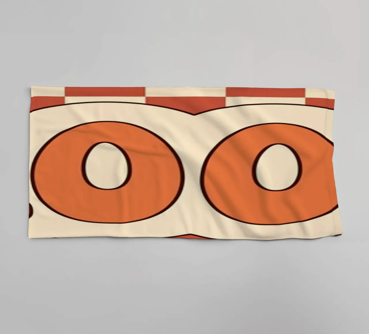 Groovy Aesthetic Art | Retro GROOVY Cloud Print towel by NorwesClub
