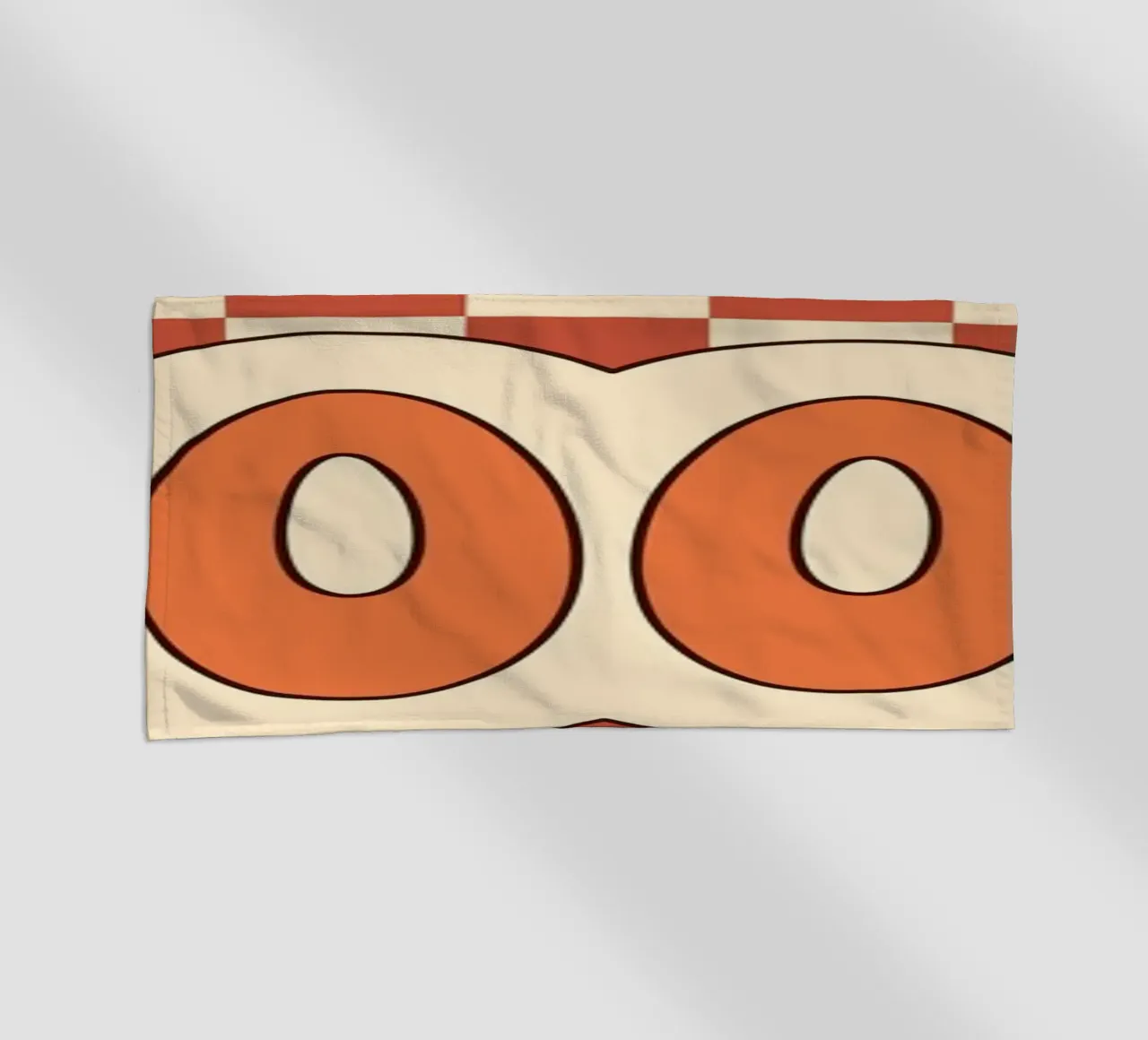 Groovy Ästhetische Kunst | Retro GROOVY Cloud Print Strandtuch von NorwesClub