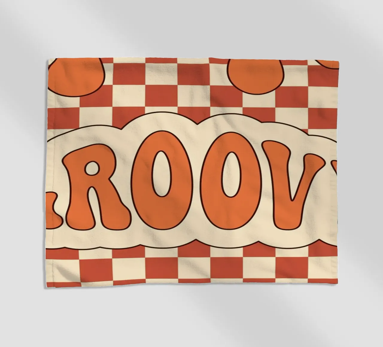 Groovy Ästhetische Kunst | Retro GROOVY Cloud Print Strandtuch von NorwesClub