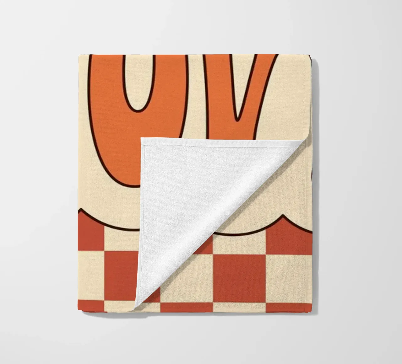 Groovy Ästhetische Kunst | Retro GROOVY Cloud Print Strandtuch von NorwesClub