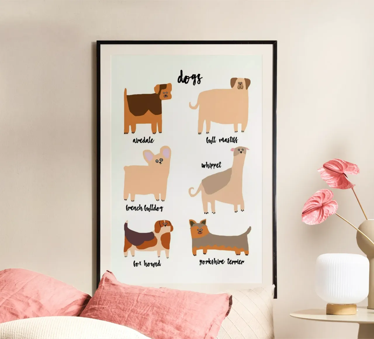 Dogs Hahnemühle von Lora O'Callaghan