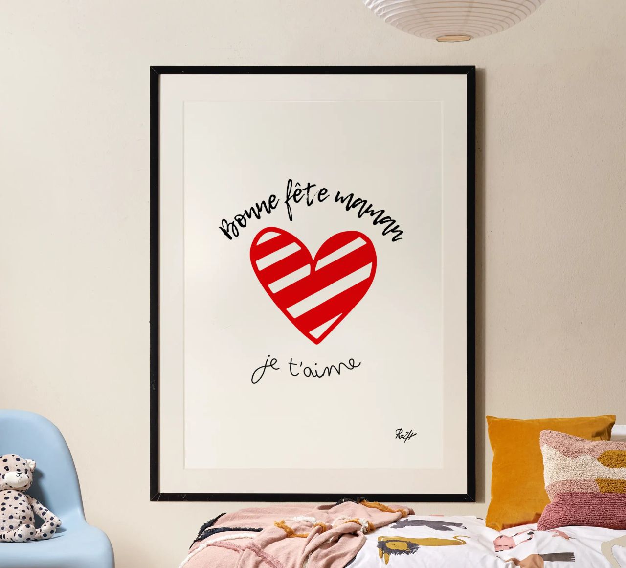 Bonne fête maman poster de Rezh creations