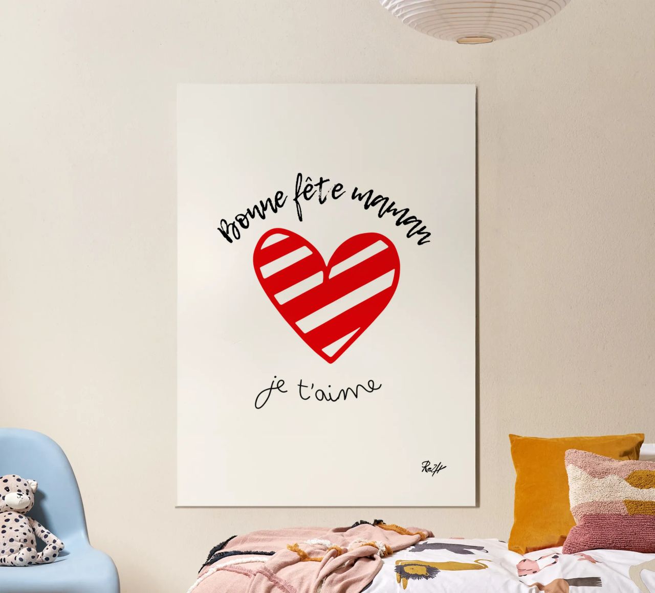 Bonne fête maman poster de Rezh creations