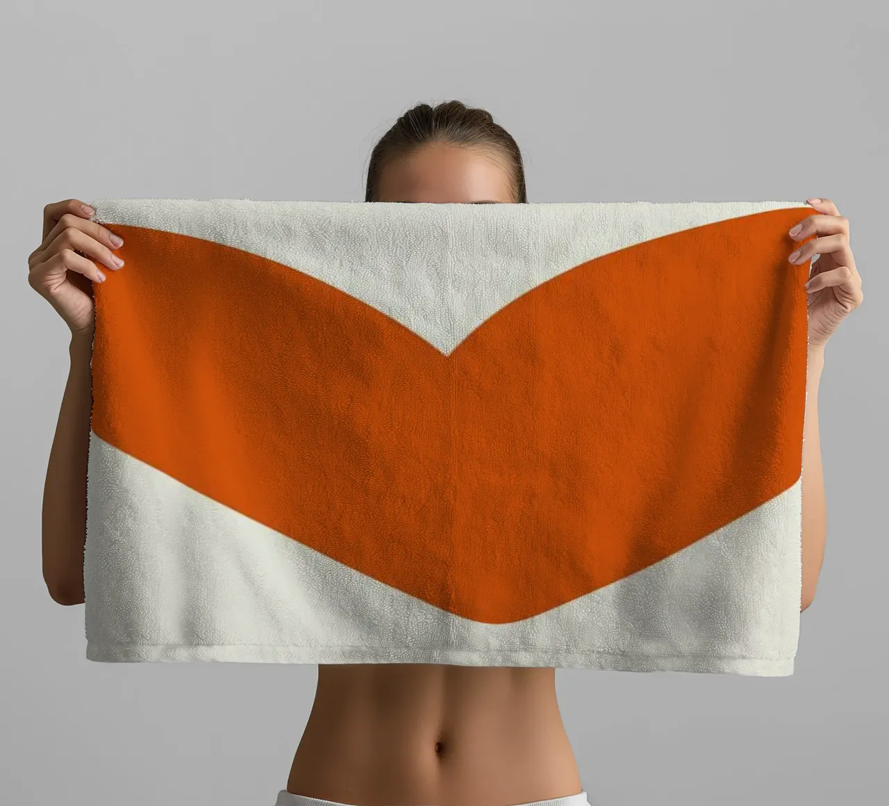 Minimalist Heart Design | Ace of Hearts Print towel by NorwesClub