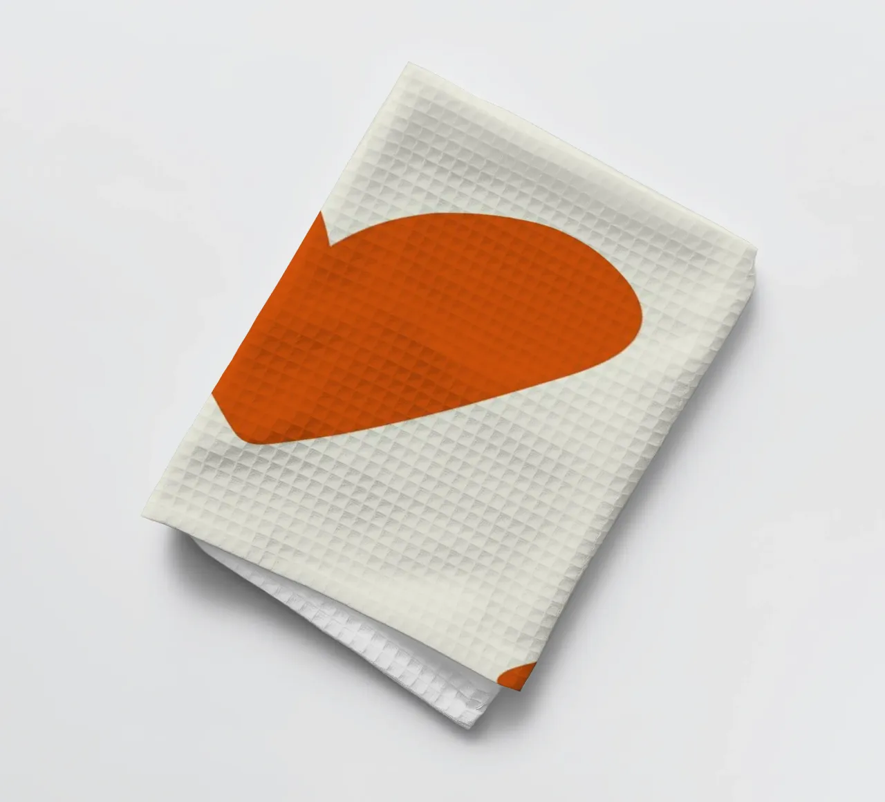 Minimalist Heart Design | Ace of Hearts Print tea towel by NorwesClub