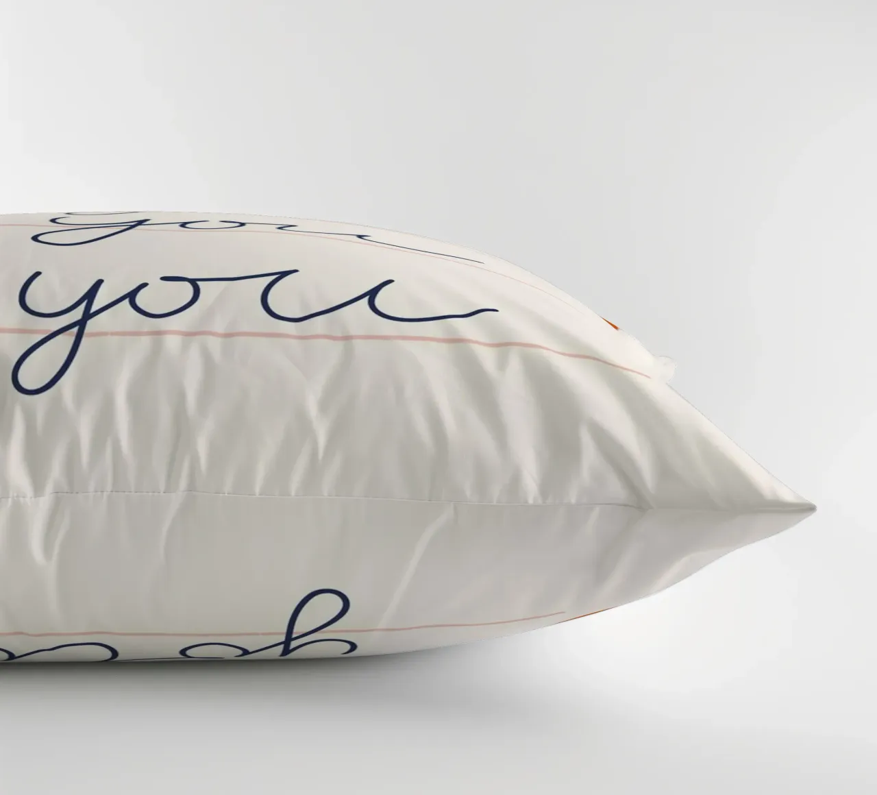 Wish List Art | My Wish List Is You Print decorative cushion by NorwesClub