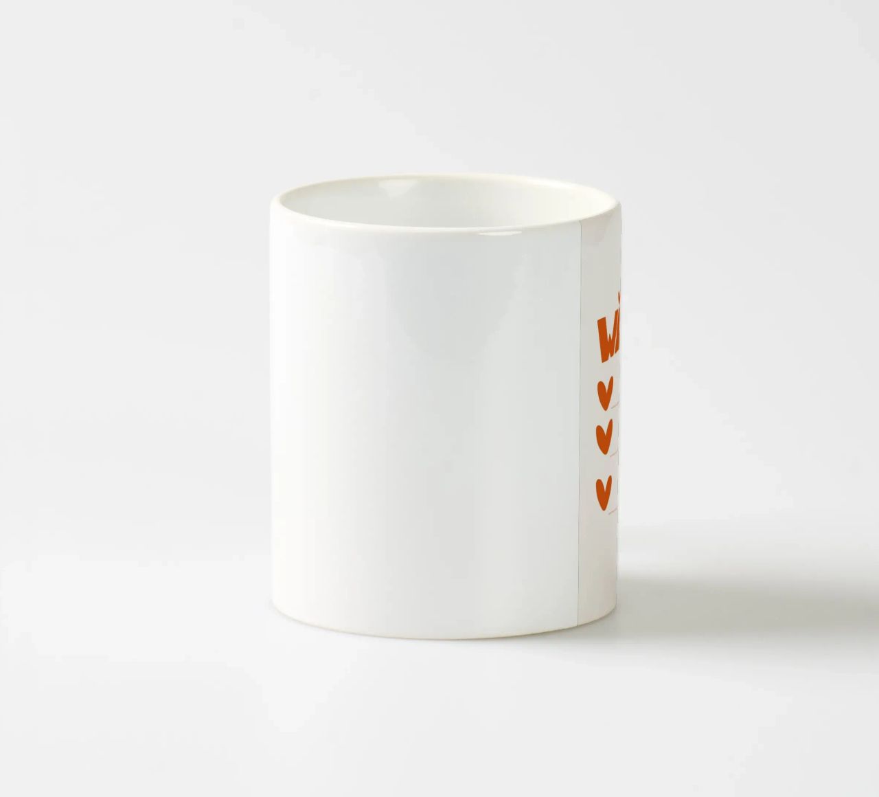 Wish List Art | My Wish List Is You Print keramische mok van NorwesClub
