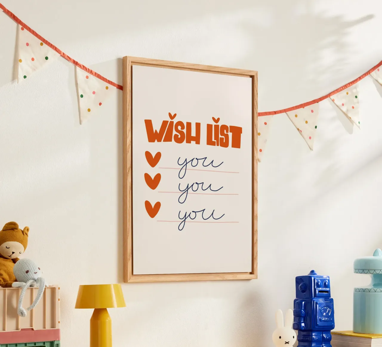 Wish List Art | My Wish List Is You Print plexiglas de NorwesClub