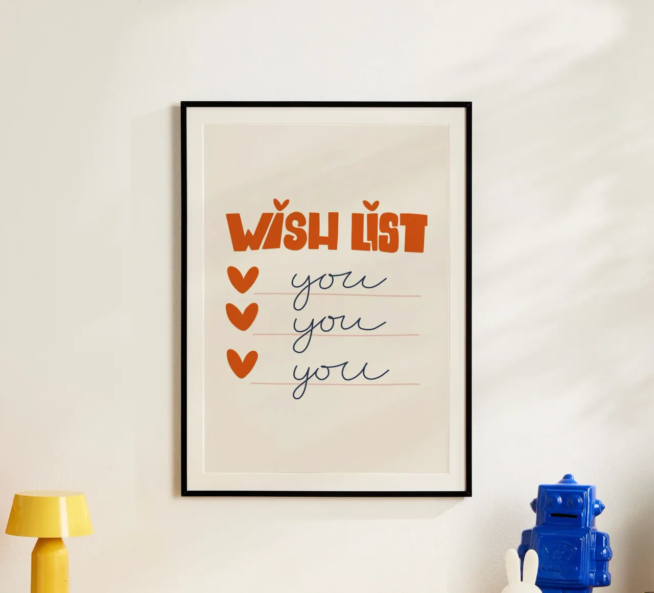 Wish List Art | My Wish List Is You Print hahnemühle de NorwesClub
