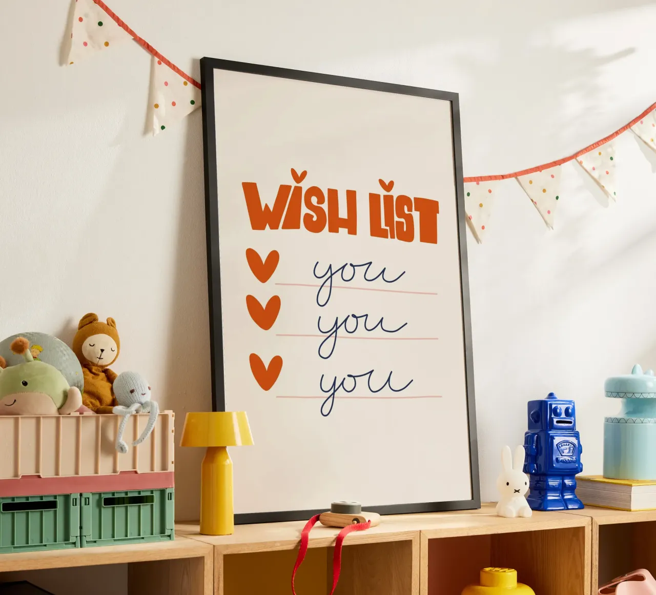 Wish List Art | My Wish List Is You Print hahnemühle by NorwesClub