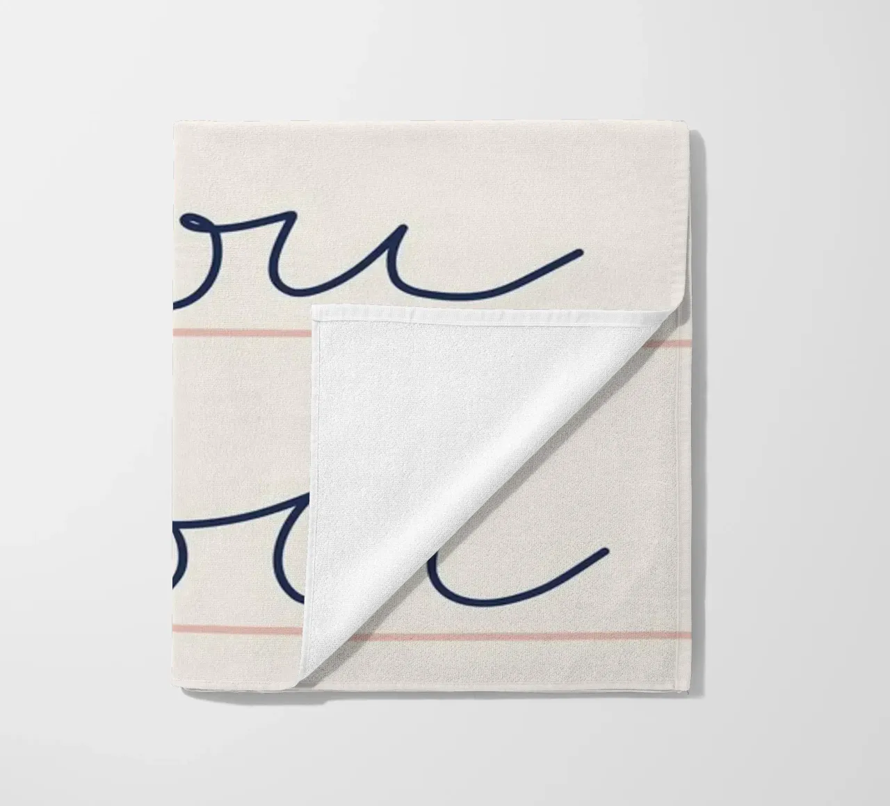 Wish List Art | My Wish List Is You Print strandhanddoek van NorwesClub
