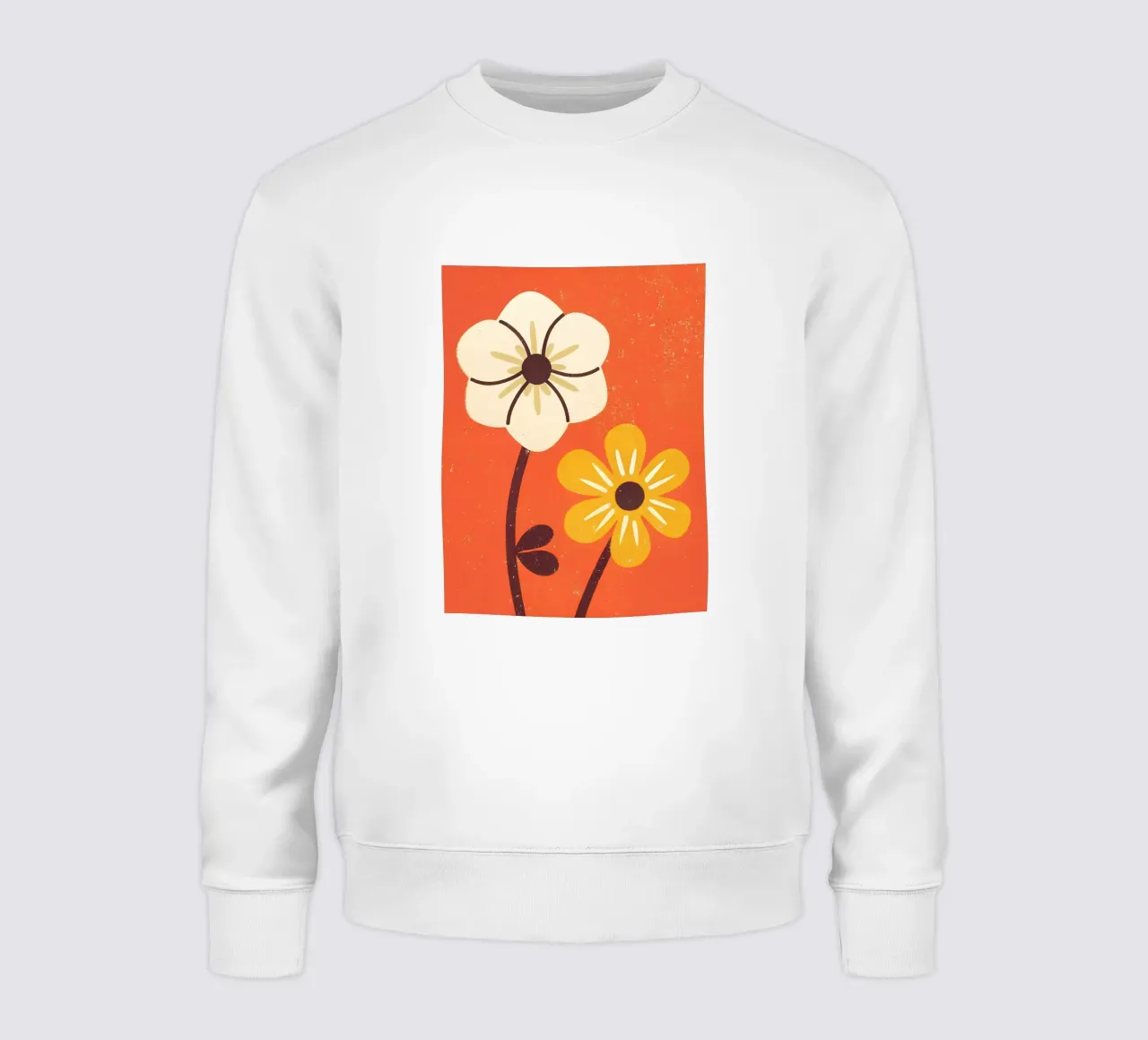 Fiori retrò pop felpa da THE LATEST SHOP