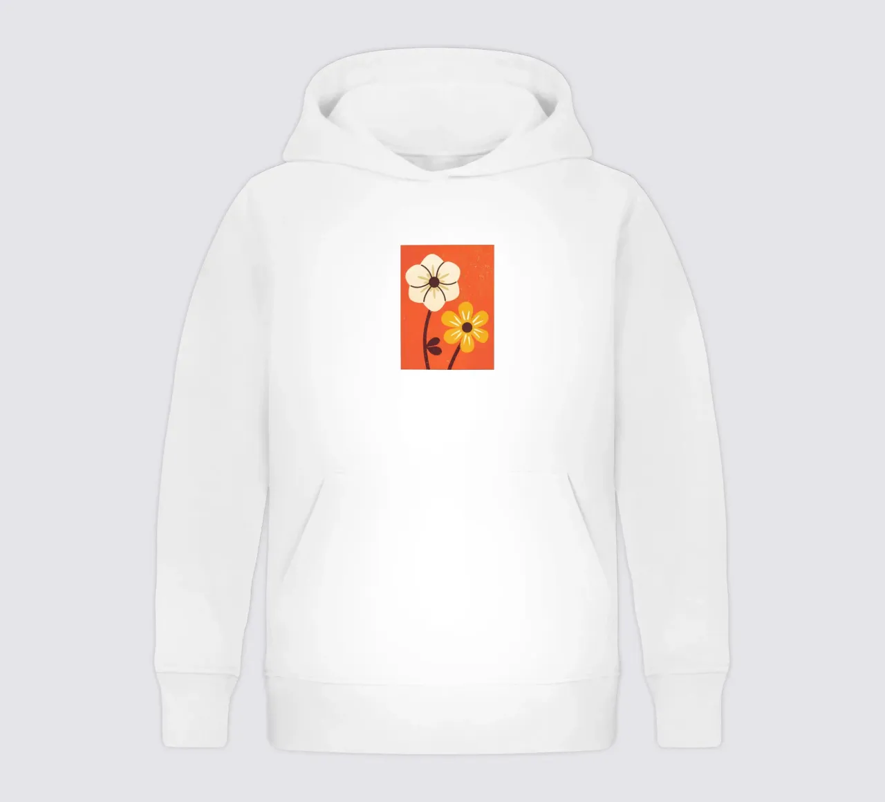 Fiori retrò pop felpa bambino con cappuccio da THE LATEST SHOP