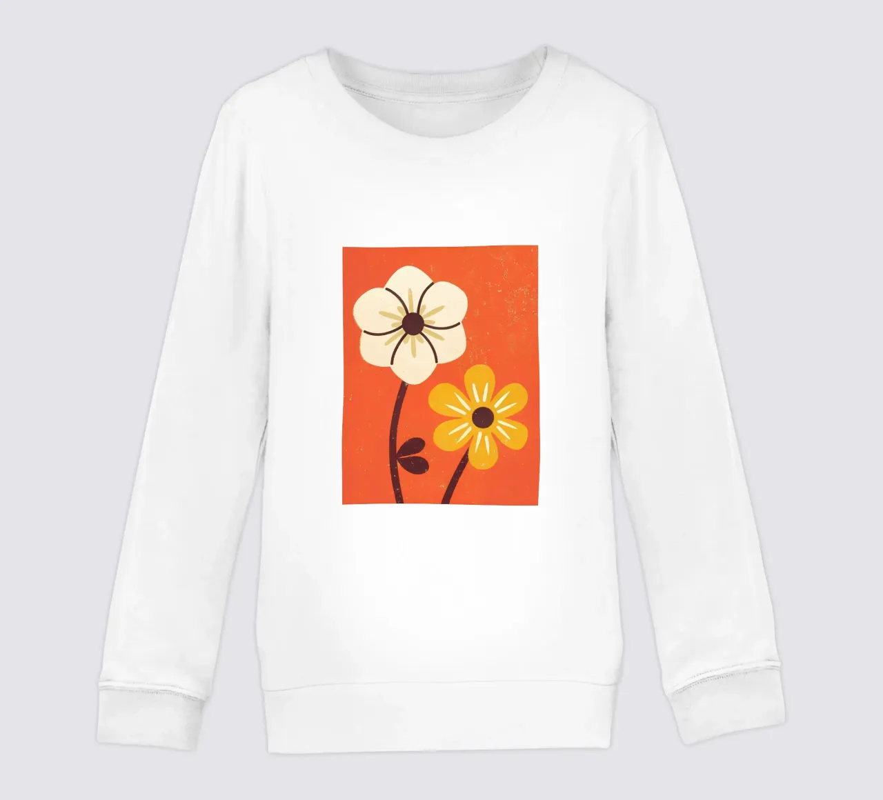 Fiori retrò pop felpa bambino da THE LATEST SHOP