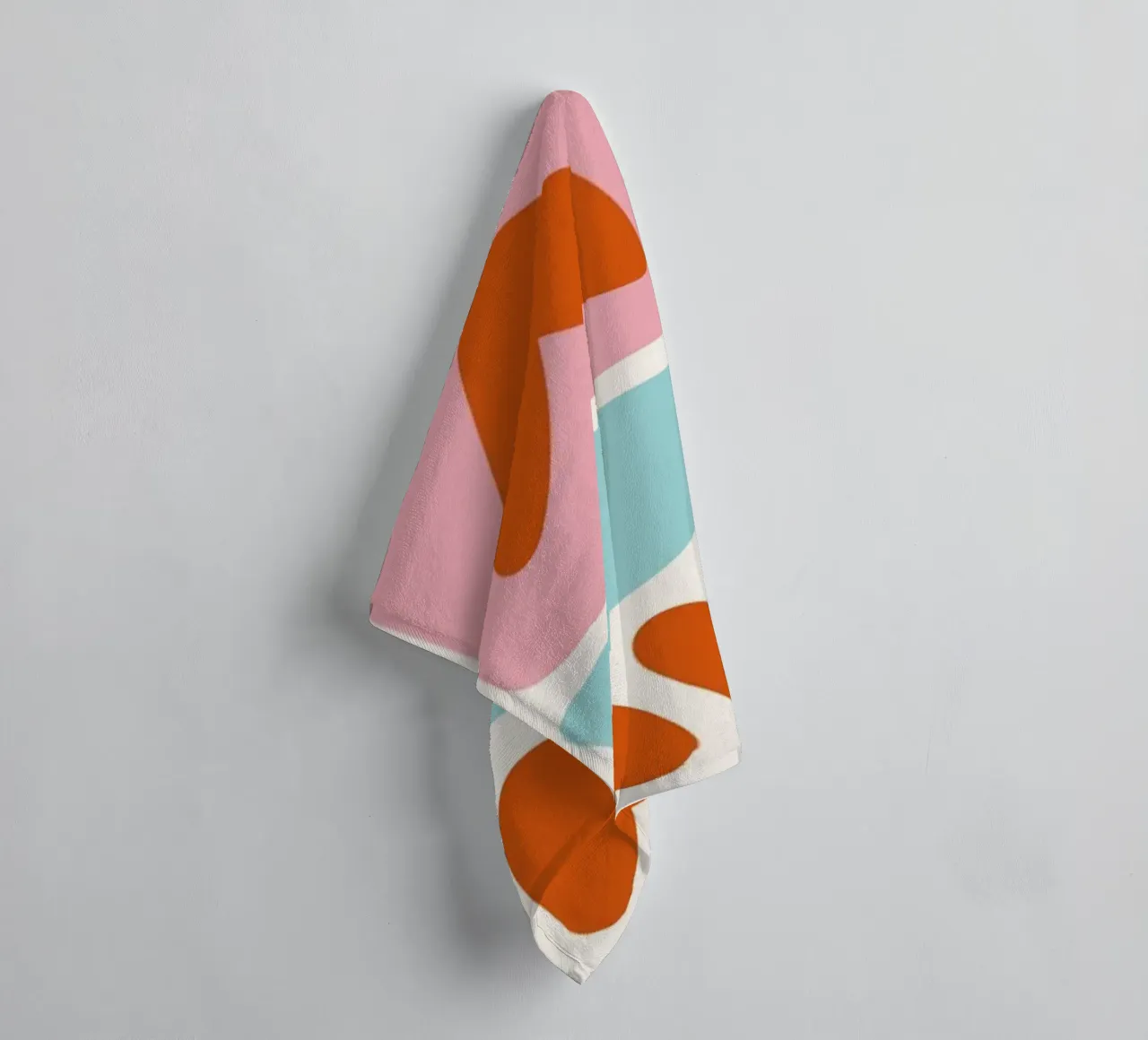 Modern Shape Pattern | Abstract Grid Print toalla de baño de NorwesClub