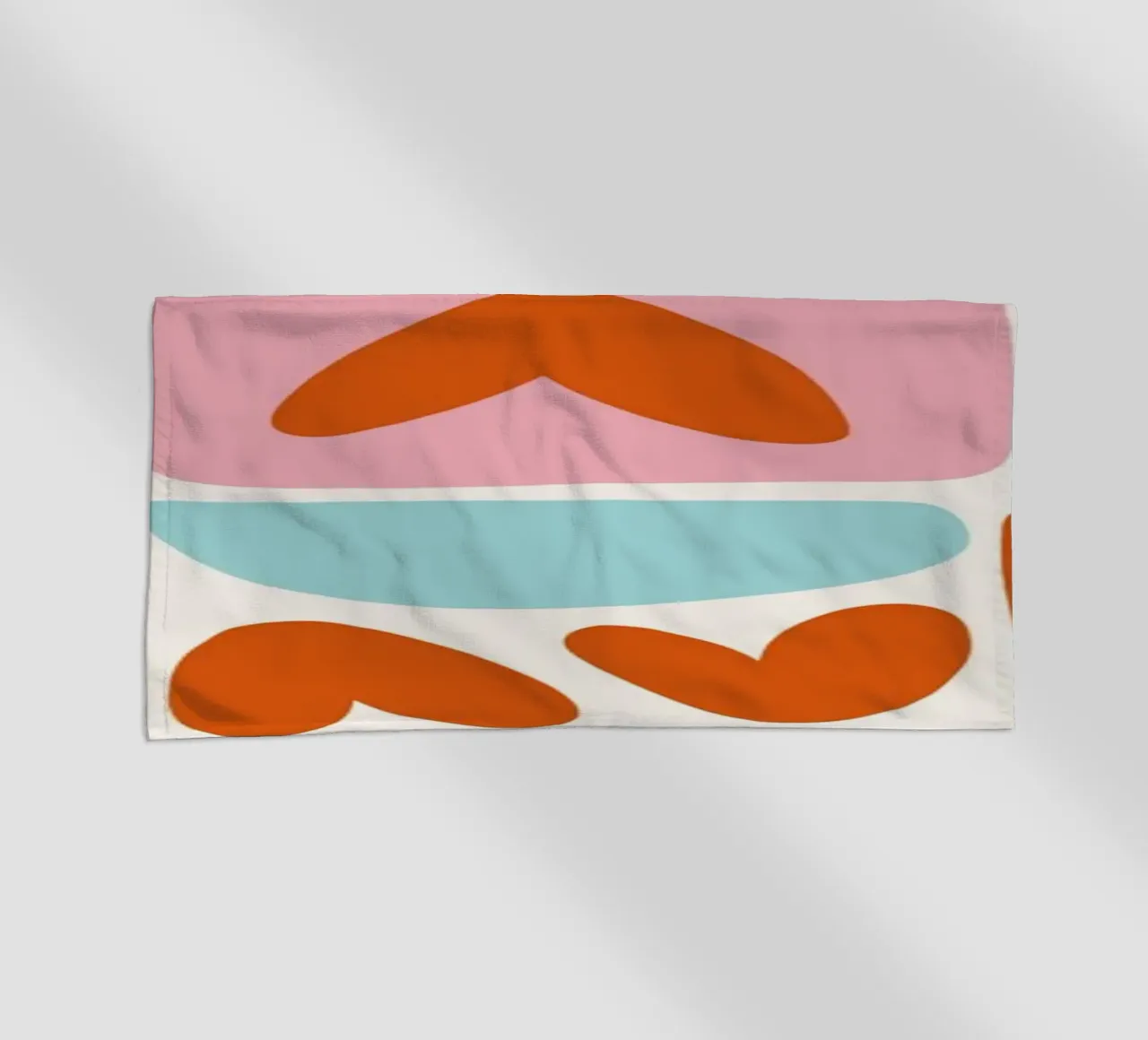 Modern Shape Pattern | Abstract Grid Print toalla de playa de NorwesClub