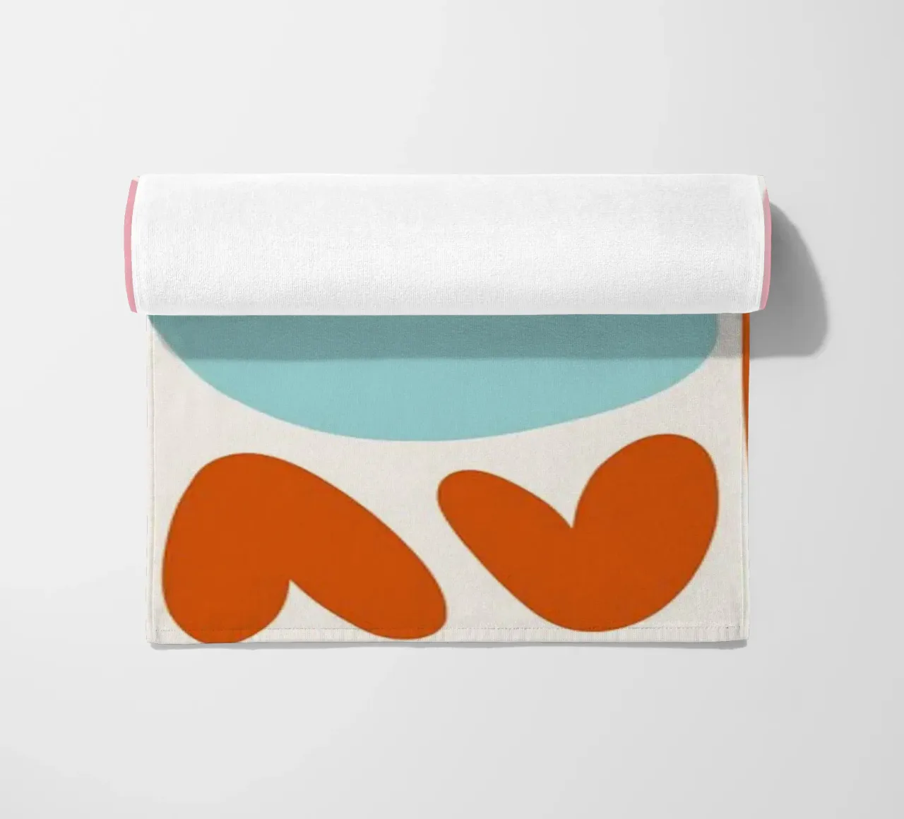 Modern Shape Pattern | Abstract Grid Print toalla de playa de NorwesClub