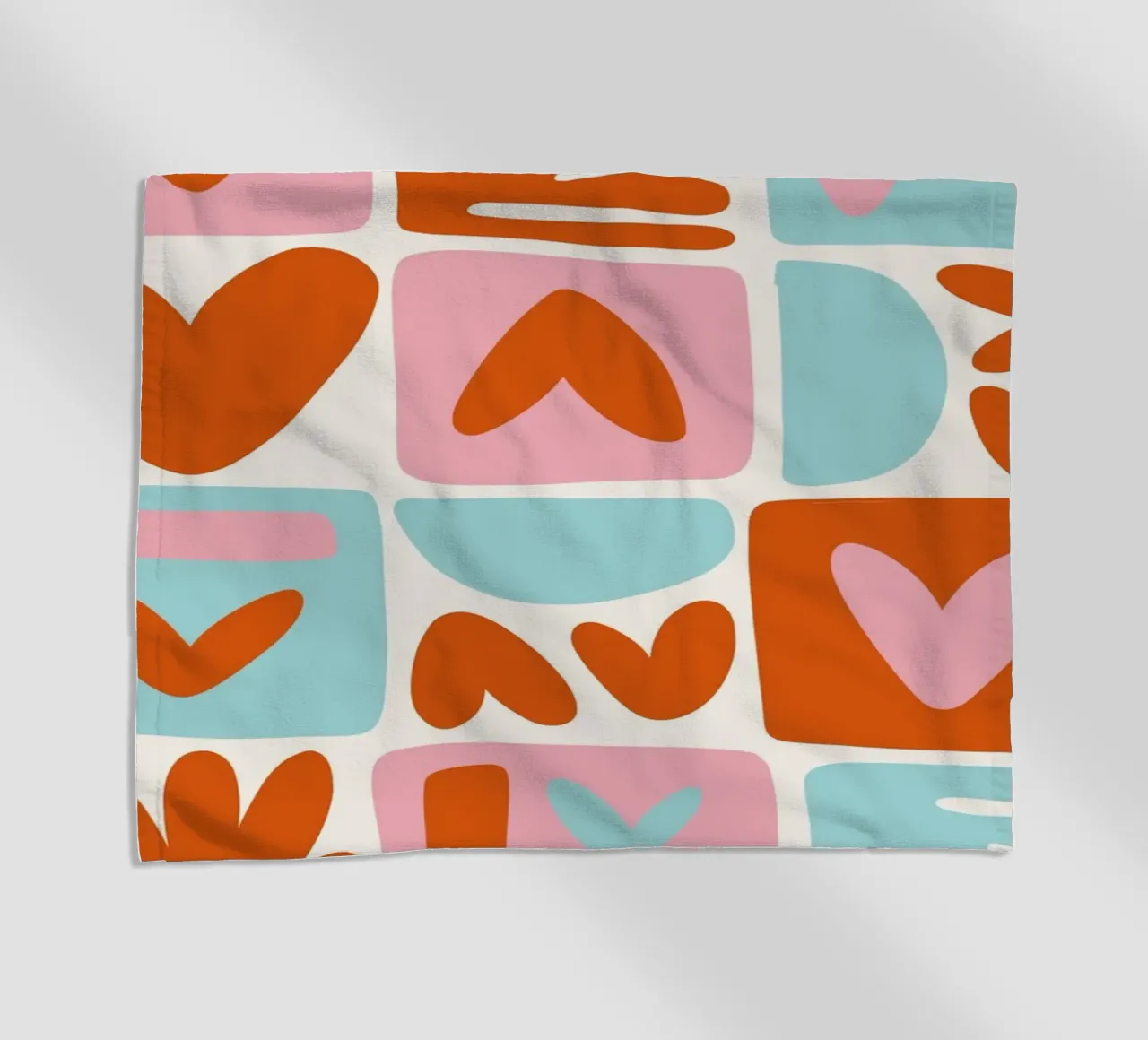 Modern Shape Pattern | Abstract Grid Print toalla de playa de NorwesClub