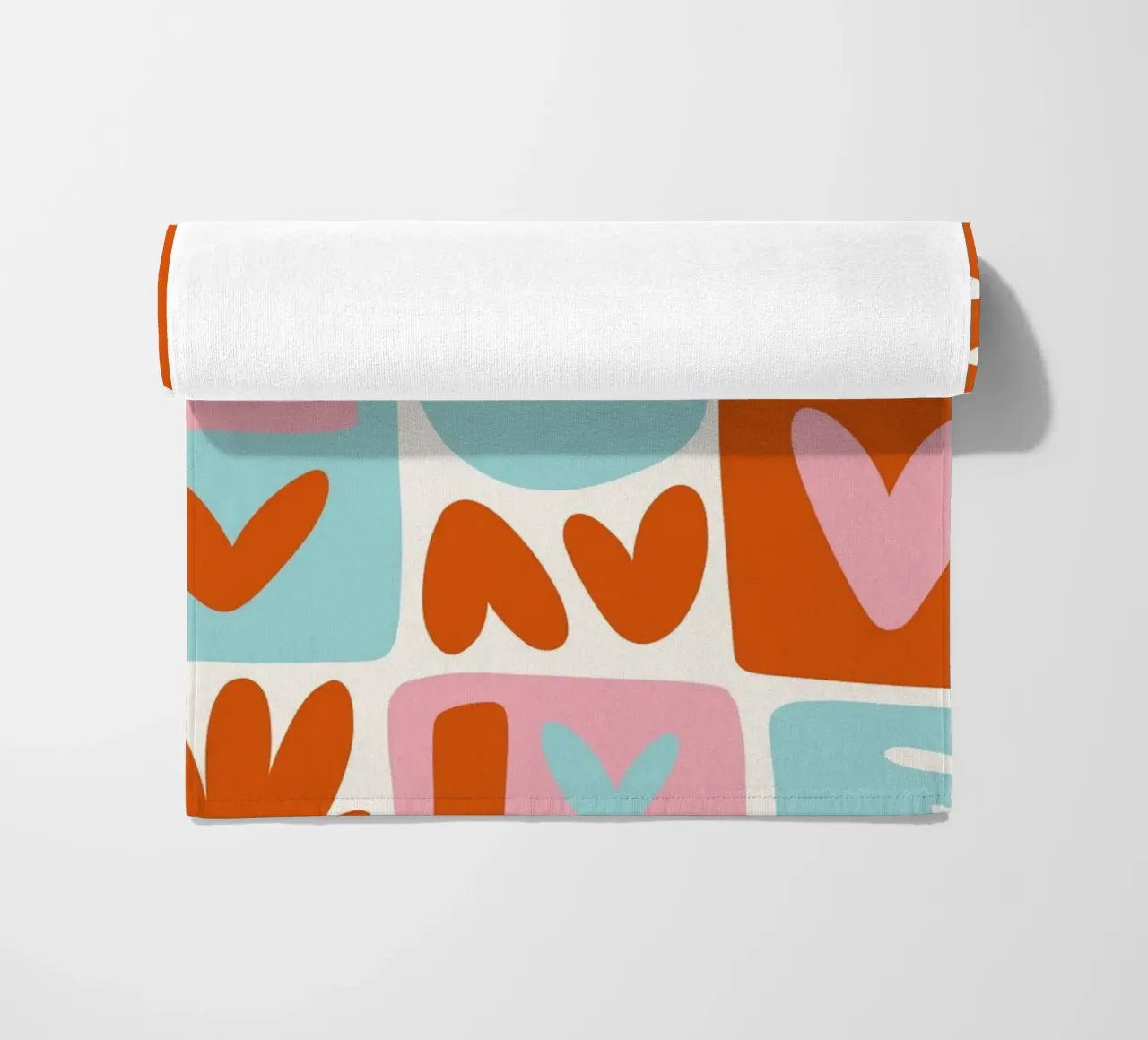 Modern Shape Pattern | Abstract Grid Print toalla de playa de NorwesClub