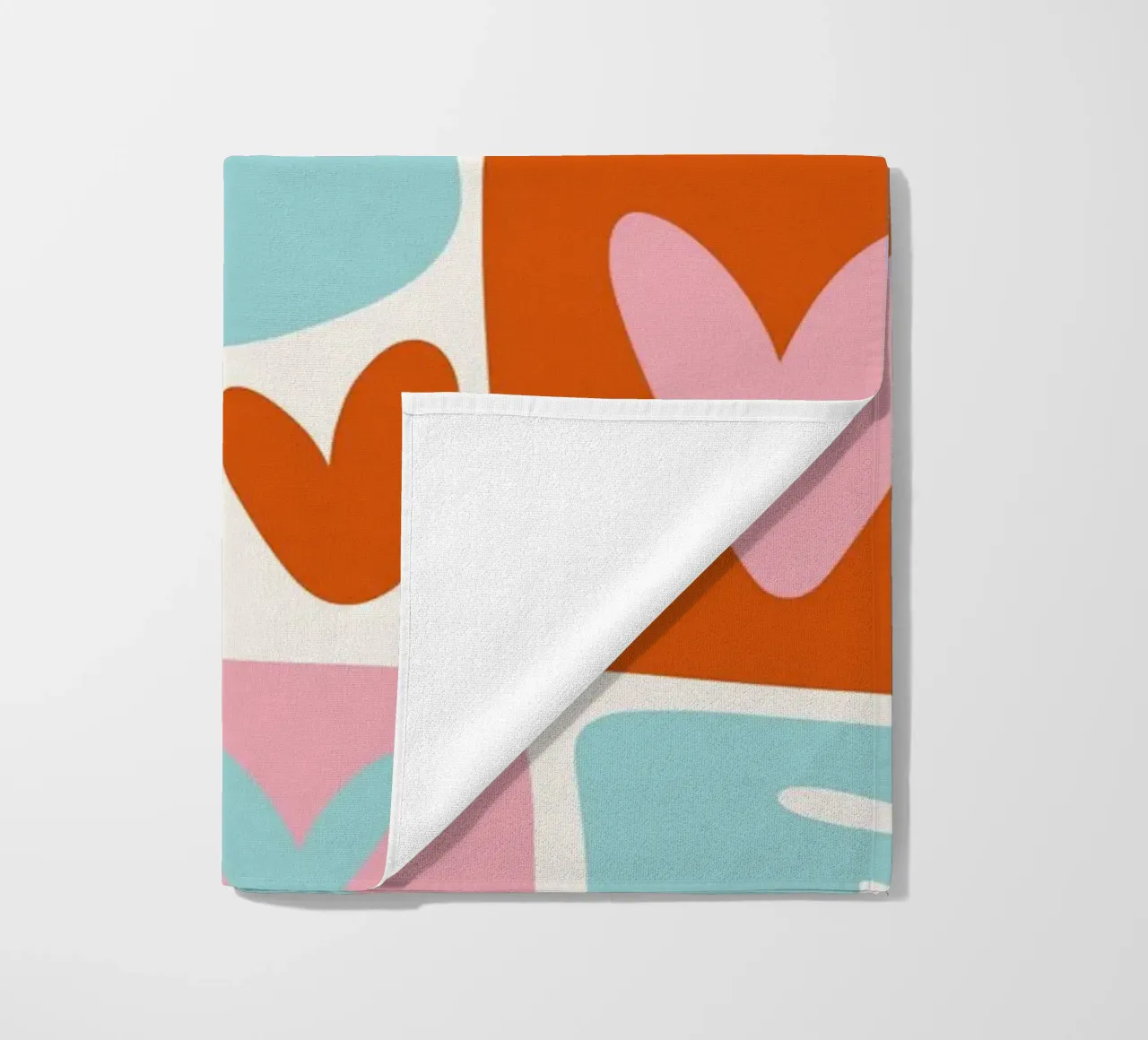 Modern Shape Pattern | Abstract Grid Print toalla de playa de NorwesClub