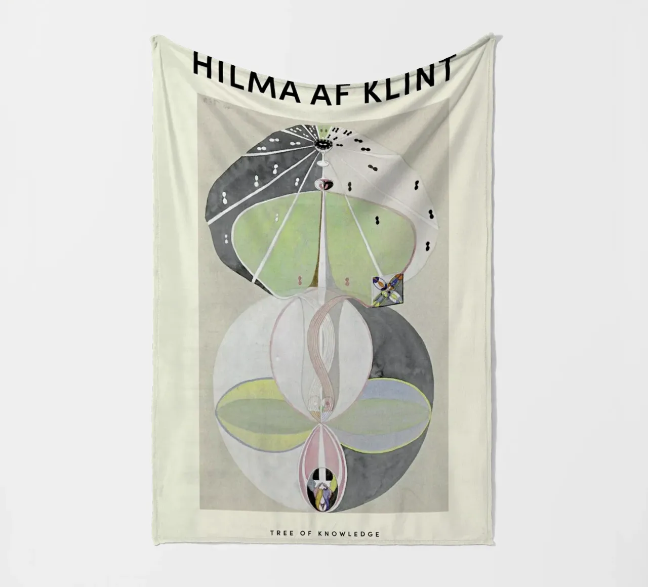 Hilma af Klint - Tree of Knowledge coperta in pile da Vintage by JUNIQE