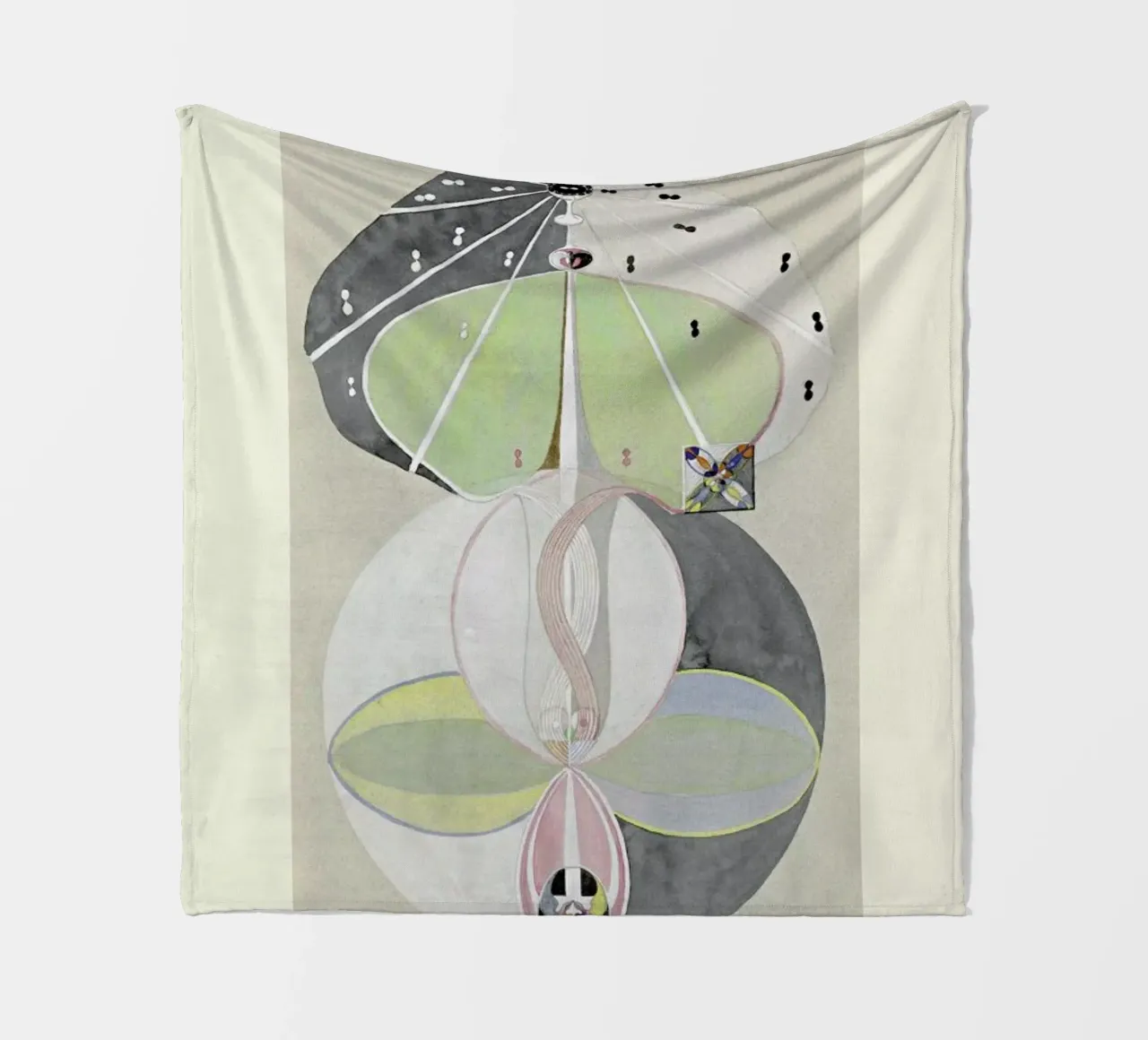 Hilma af Klint - Tree of Knowledge fleece blanket by Vintage by JUNIQE