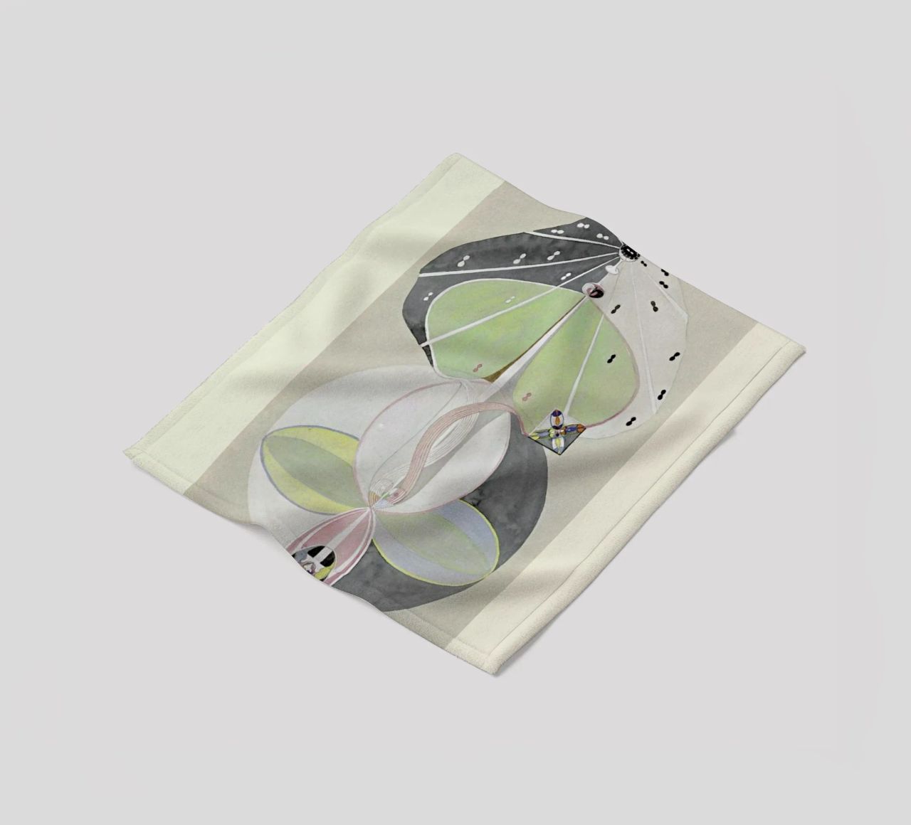Hilma af Klint - Tree of Knowledge fleece blanket by Vintage by JUNIQE