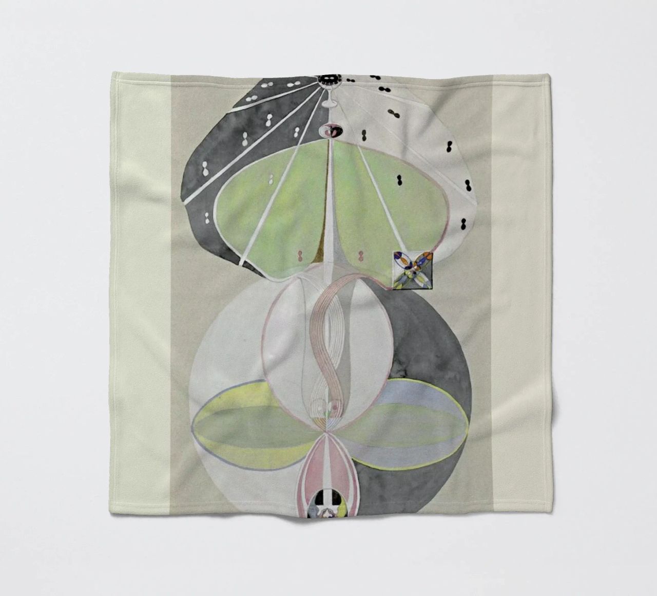 Hilma af Klint - Tree of Knowledge fleece blanket by Vintage by JUNIQE