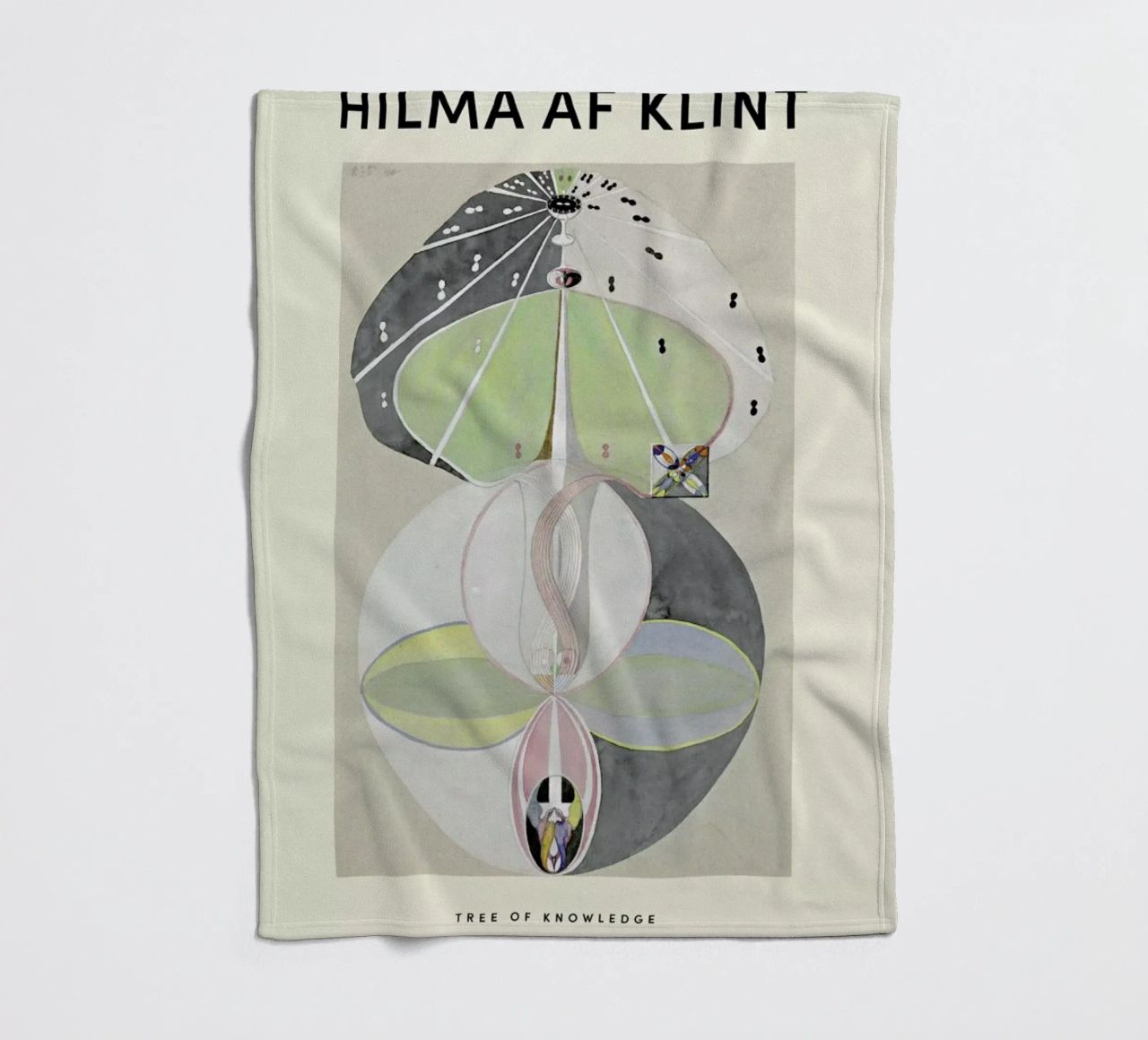 Hilma af Klint - Tree of Knowledge fleece blanket by Vintage by JUNIQE