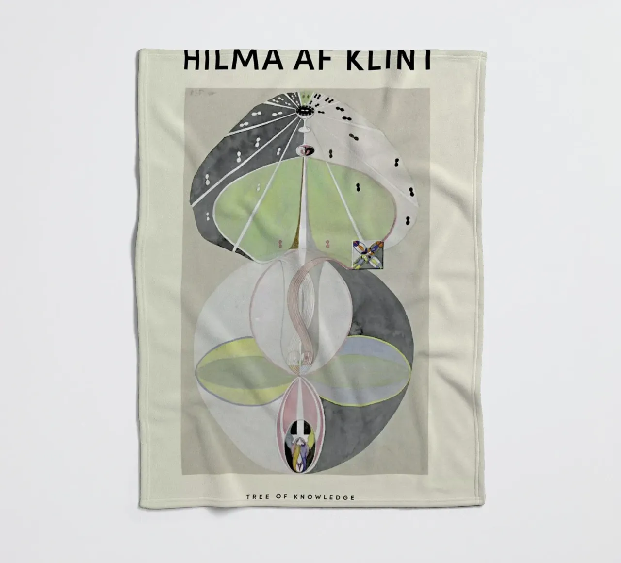 Hilma af Klint - Tree of Knowledge coperta in pile da Vintage by JUNIQE