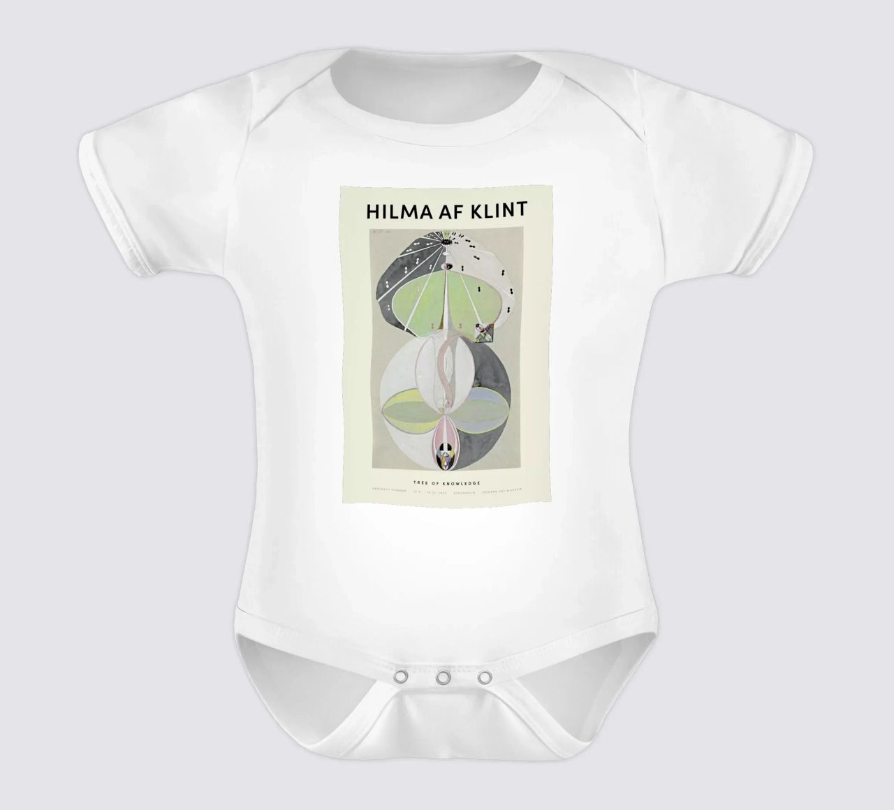 Hilma af Klint - Tree of Knowledge short-sleeve baby romper by Vintage by JUNIQE