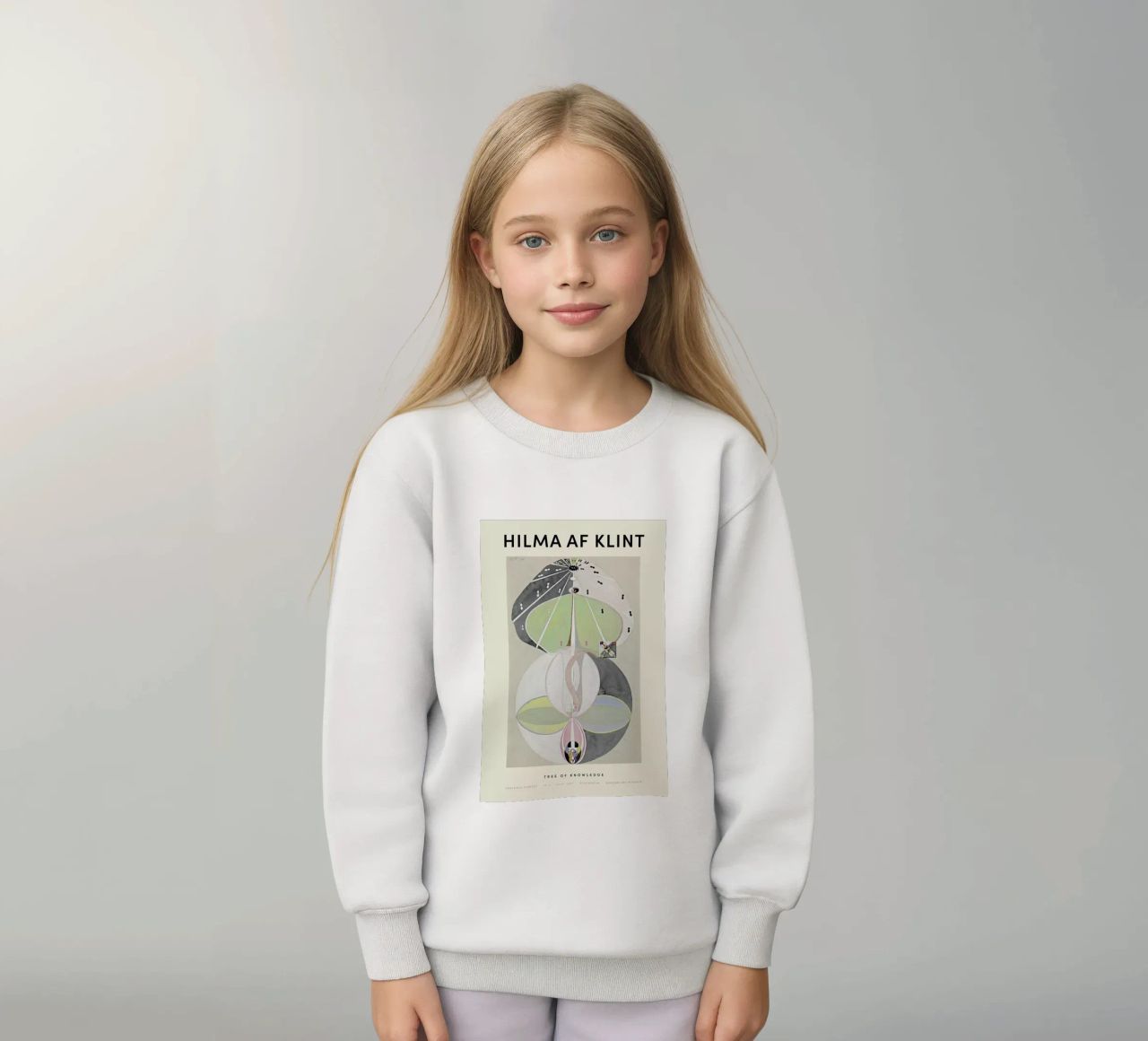 Hilma af Klint - Tree of Knowledge felpa bambino da Vintage by JUNIQE