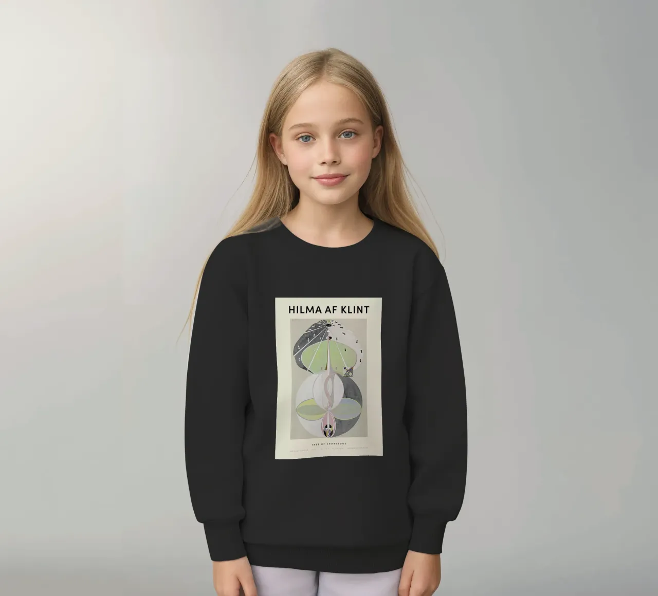 Hilma af Klint - Tree of Knowledge felpa bambino da Vintage by JUNIQE