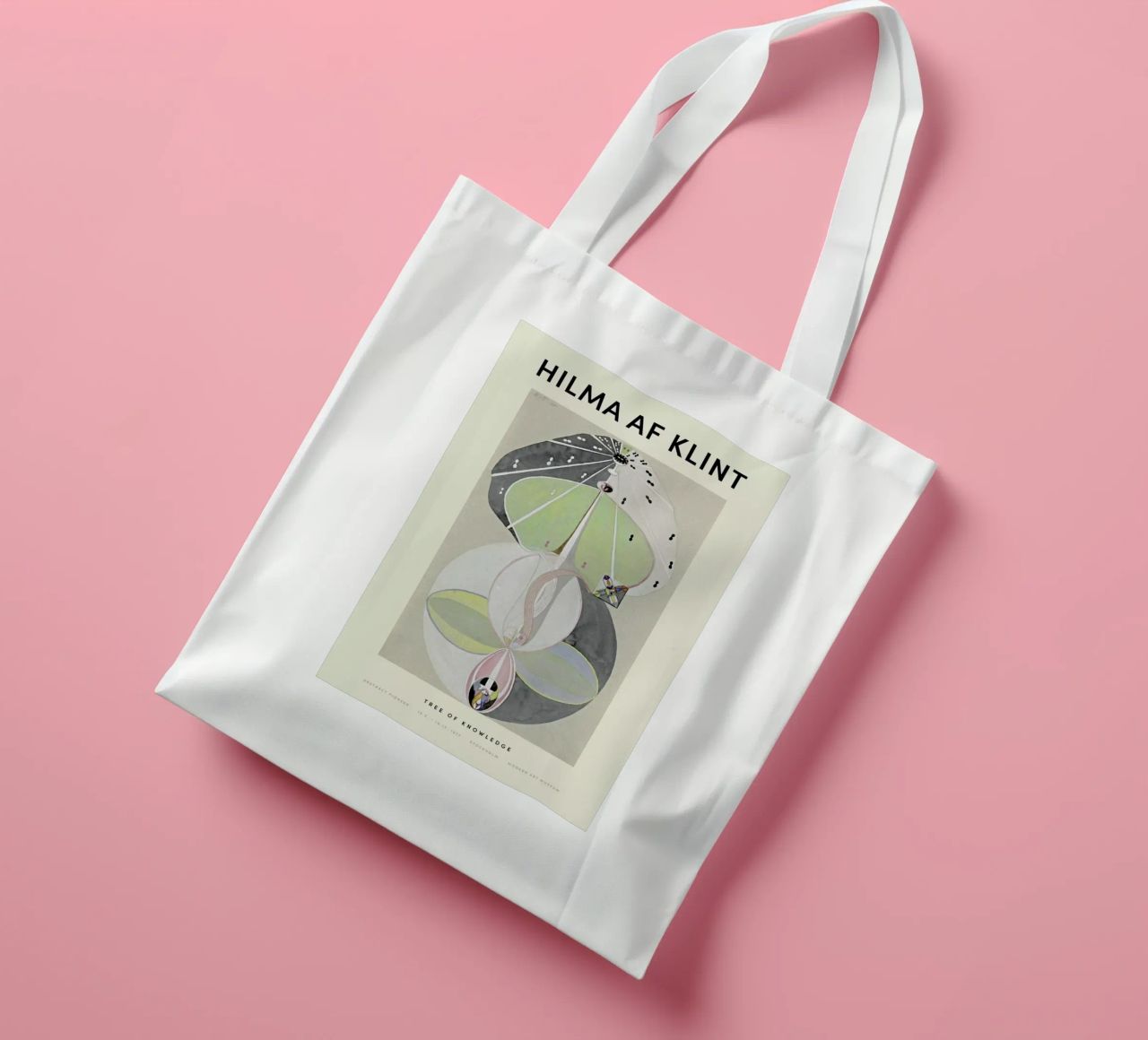 Hilma af Klint - Tree of Knowledge borsa in juta da Vintage by JUNIQE
