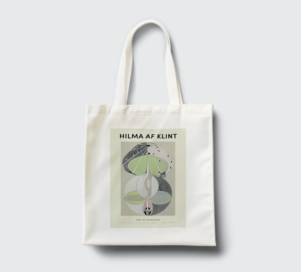 Hilma af Klint - Tree of Knowledge borsa in juta da Vintage by JUNIQE